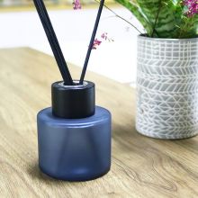 圆形木盖无火香薰玻璃瓶